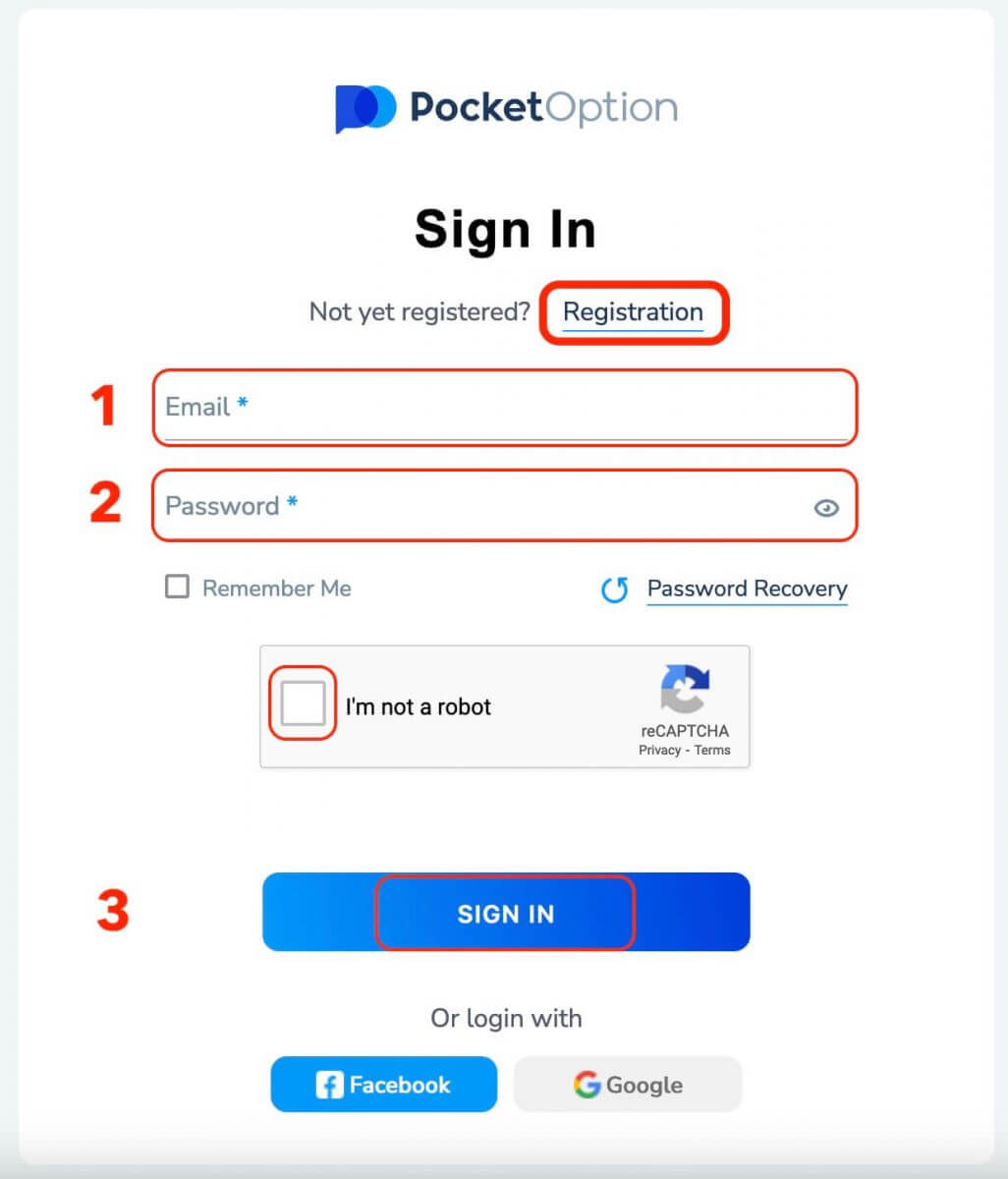 Verify Pocket Option